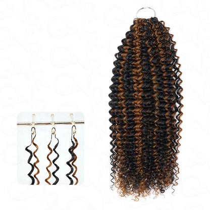 Crochet Hair Small Kinky Curly Machine Made Feather Human Hair Extension