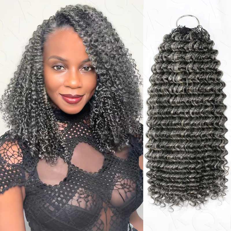 Crochet Hair Small Kinky Curly Machine Made Feather Human Hair Extension