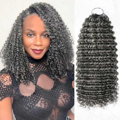Crochet Hair Small Kinky Curly Machine Made Feather Human Hair Extension
