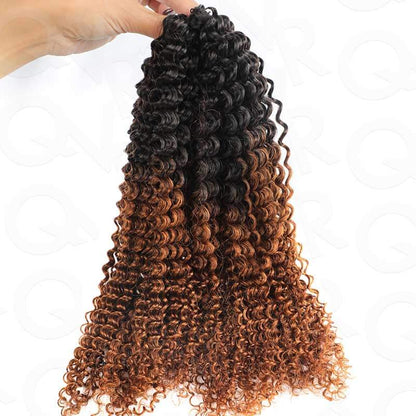 Crochet Hair Small Kinky Curly Machine Made Feather Human Hair Extension